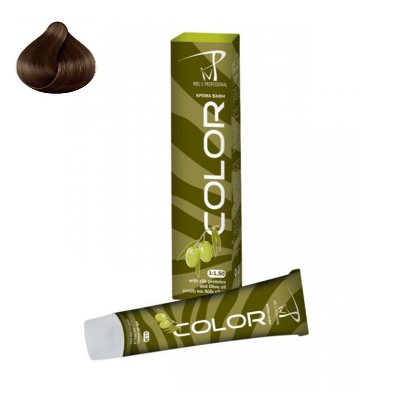 N° 7.0 Έντονο Ξανθό Βαφή IMEL Olive Spa 100ml.