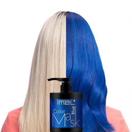 Μάσκα Μαλλιών με Χρώμα Blue 500ml