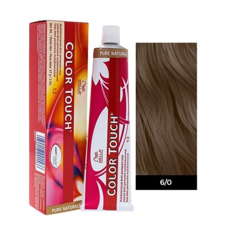 Wella Professionals Color Touch Pure Naturals 60ml N°6/0 Ξανθό Σκούρο