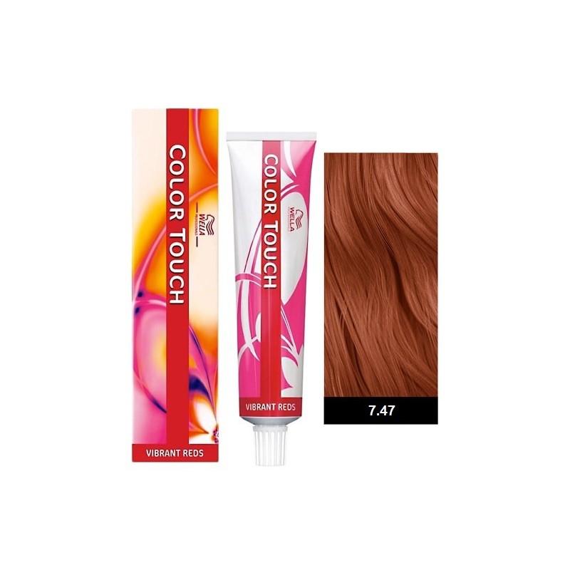 Wella Professionals Color Touch Vibrant Reds 60ml N°7/47 Ξανθό Κόκκινο Καφέ