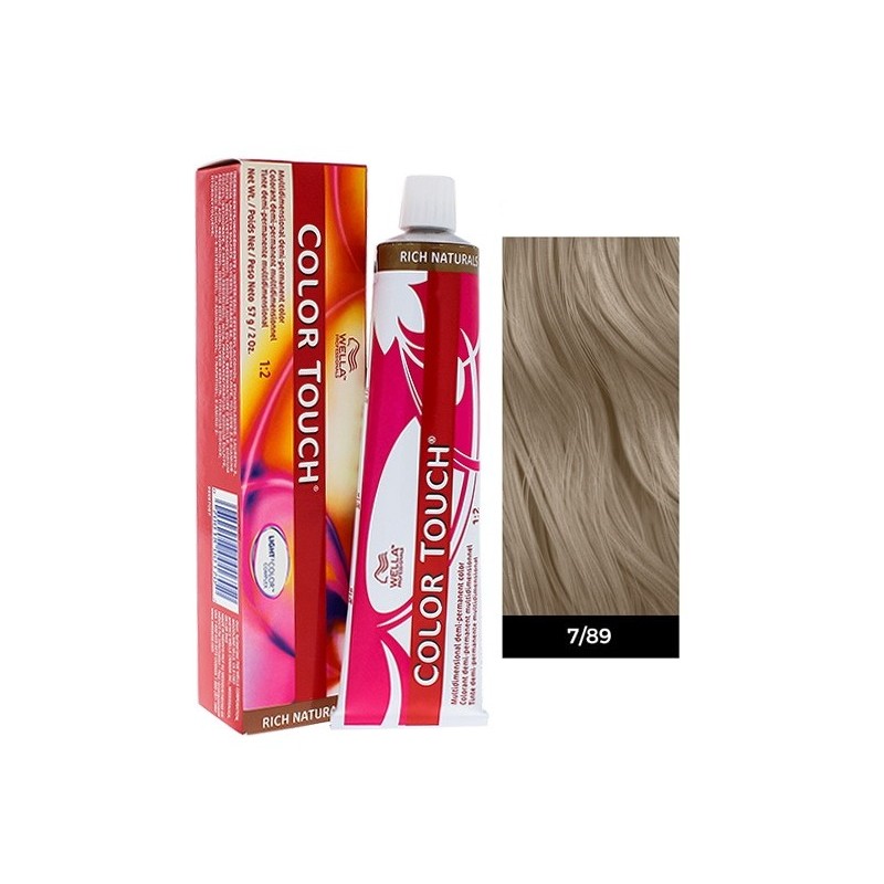 Wella Professionals Color Touch Rich Naturals 60ml N°7/89 Ξανθό Περλέ
