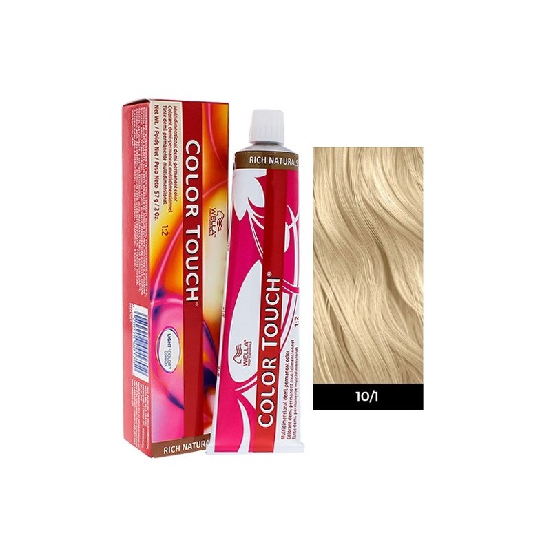 Wella Professionals Color Touch Rich Naturals 60ml N°10/1 Κατάξανθο Σαντρέ