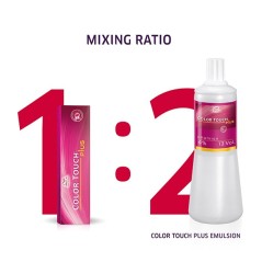 Wella Professionals Color Touch Plus 60ml N°77/07 Ξανθό φυσικό καφέ
