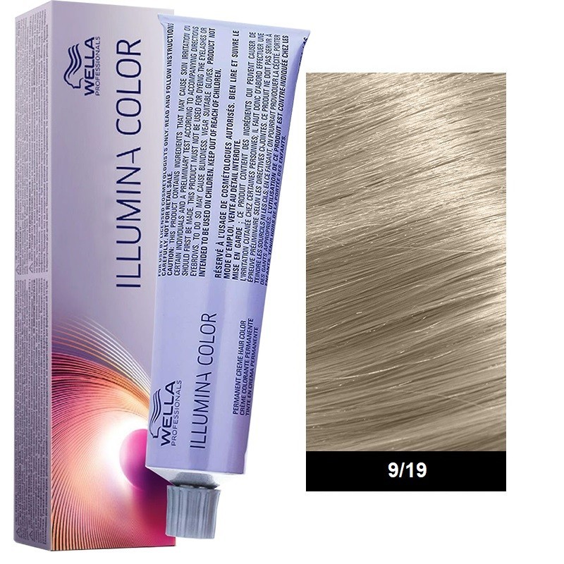 Wella Professional Illumina Color 60ml N°9/19 Πολύ Ανοιχτό Σαντρέ Ξανθό