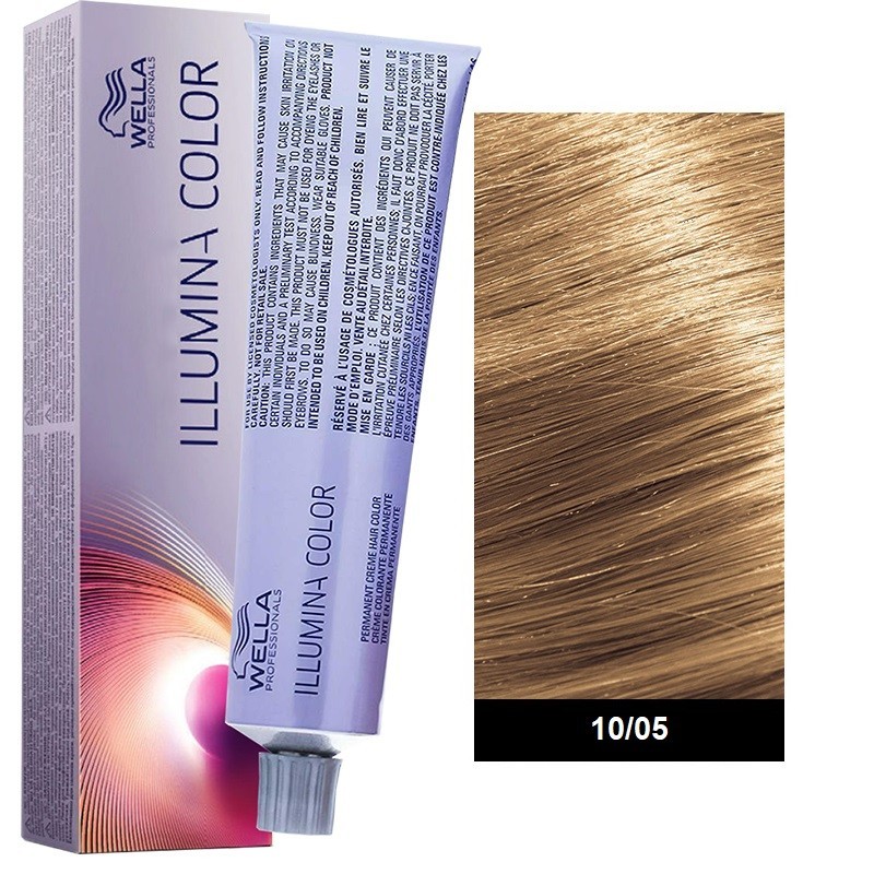 Wella Professional Illumina Color 60ml N°10/05 Κατάξανθο Φυσικό Μαονί