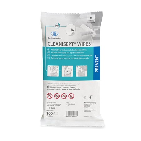 Ανταλλακτικά μαντηλάκια απολύμανσης Cleanisept wipes