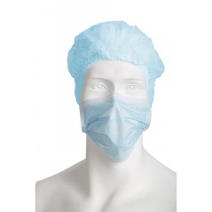 Σκουφάκι Non Woven ακορντεόν μπλε