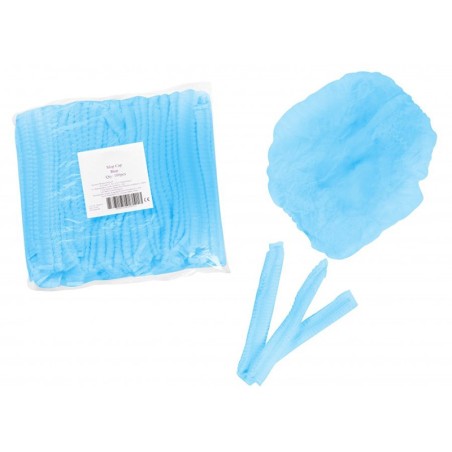 Σκουφάκι Non Woven ακορντεόν μπλε