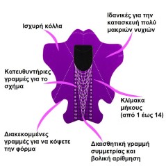 Φόρμες χτισίματος νυχιών για gel, acrylgel ή ακρυλικό 500τεμ.
