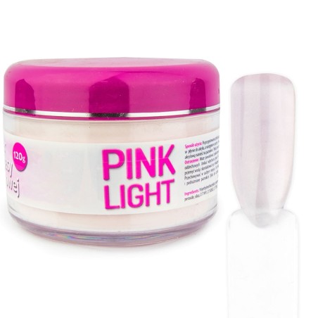 Σκόνη Ακρυλικού νυχιών Pink light - Ροζ φωτεινό 120g.