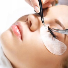 Μεταξωτά Τουφάκια Extension Βλεφαρίδων 8mm - μαύρο χρώμα