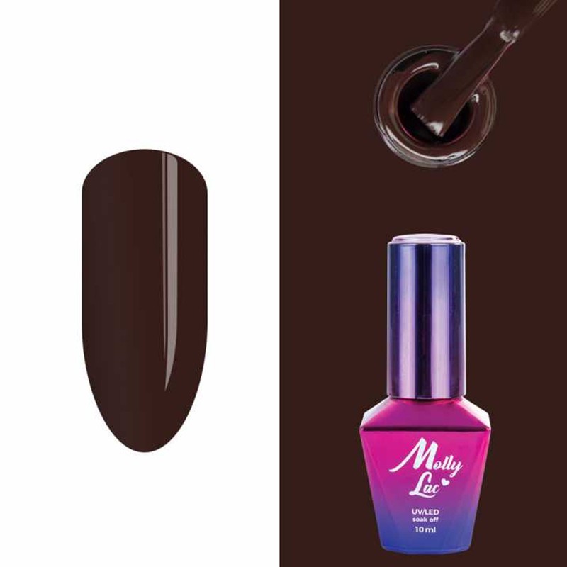 Ημιμόνιμο βερνίκι Molly Lac - Choco Dreams - Cocoa Cookie 10ml N°358 Ημιμόνιμο βερνίκι Molly Lac - Choco Dreams - Cocoa Cookie 10ml N°358