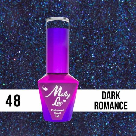 Ημιμόνιμο βερνίκι Molly Lac - Elite Women - Dark Romance 10ml N°48