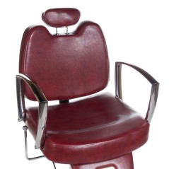 Πολυθρόνα κουρείου Homer II χρώμα κόκκινο