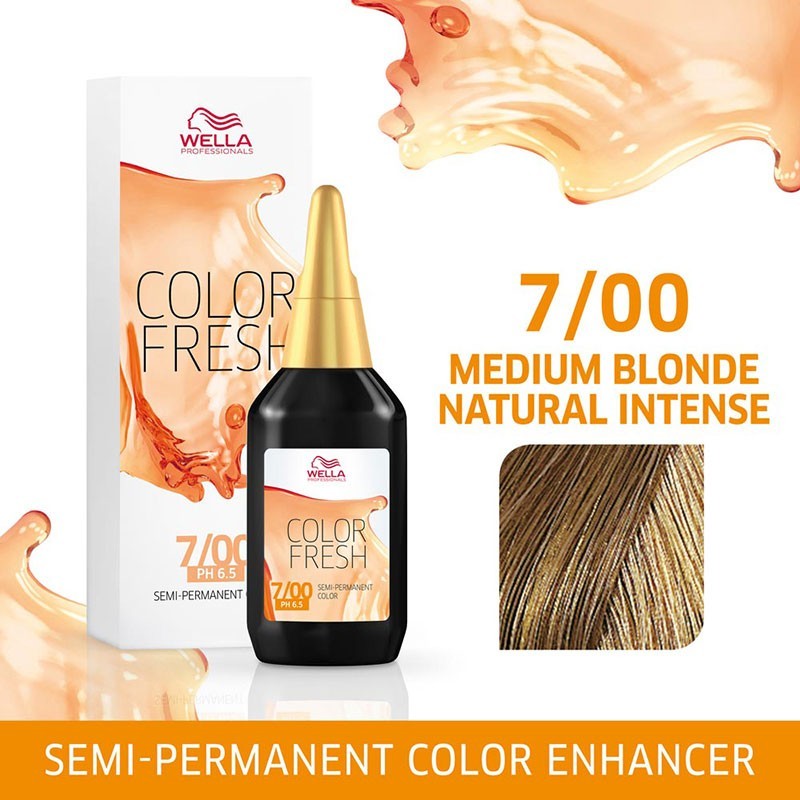 Wella Professionals Color Fresh 7/00 Ξανθό Φυσικό Ενισχυμένο 75ml