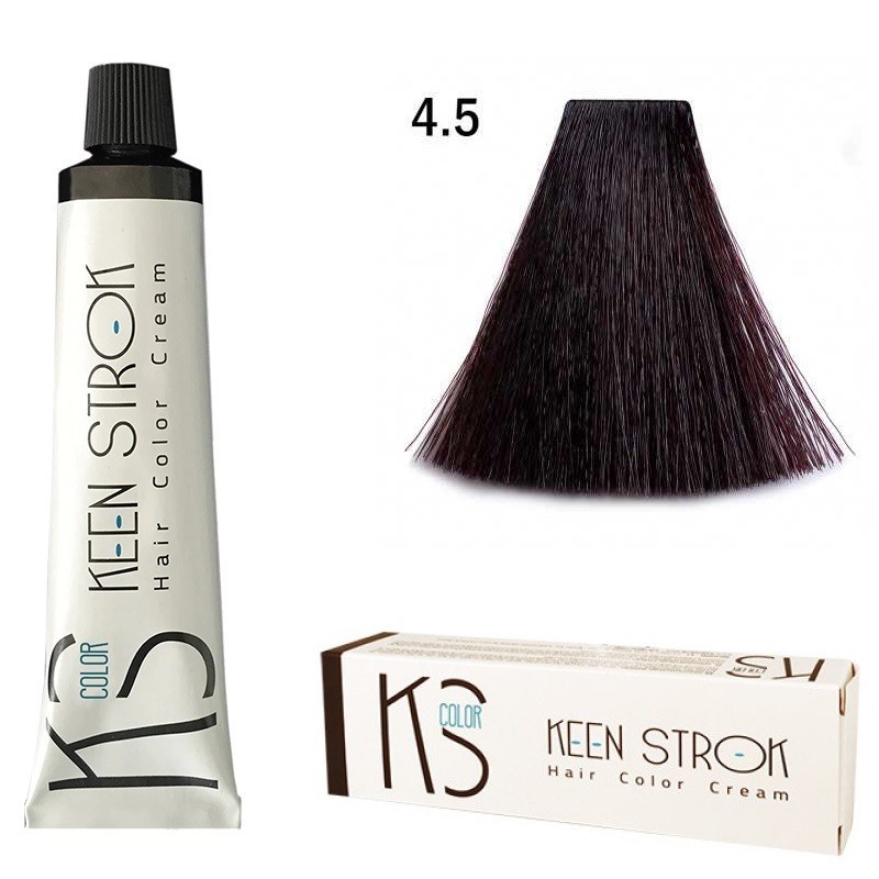 Επαγγελματική Βαφή μαλλιών Keen Strok N°4,5