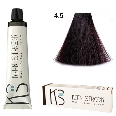 Επαγγελματική Βαφή μαλλιών Keen Strok N°4.5