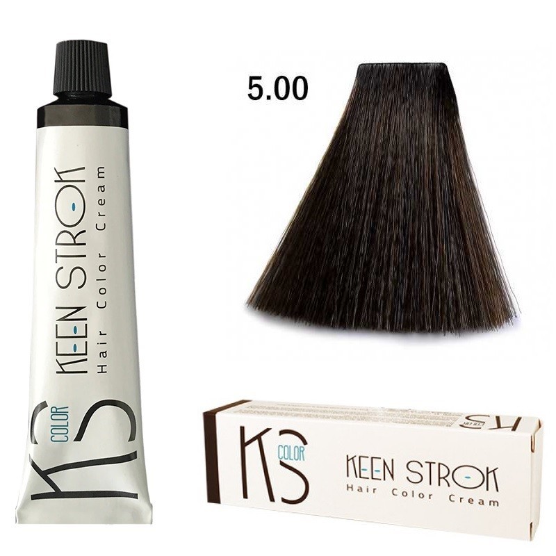 Επαγγελματική Βαφή μαλλιών Keen Strok N°5,00