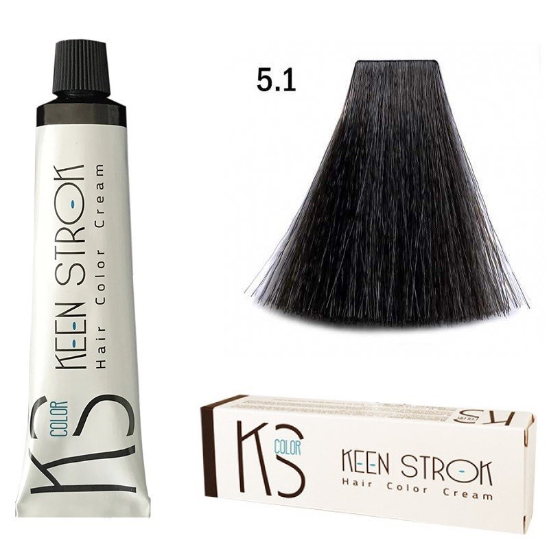 Επαγγελματική Βαφή μαλλιών Keen Strok N°5,1
