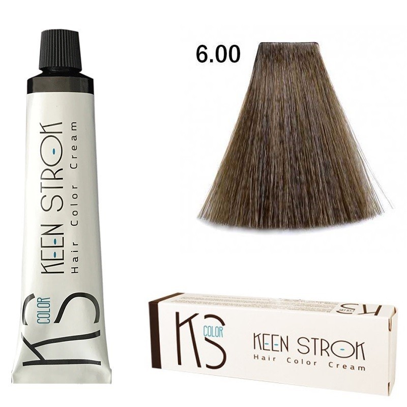 Επαγγελματική Βαφή μαλλιών Keen Strok N°6,00