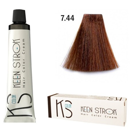 Επαγγελματική Βαφή μαλλιών Keen Strok N°7,44