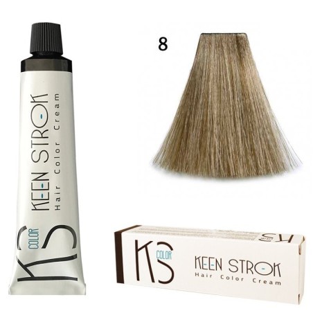 Επαγγελματική Βαφή μαλλιών Keen Strok N°8