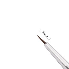 Πινέλο Nail Art πλαστικό ροζ N°000