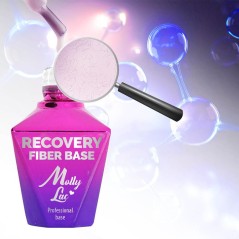 Recovery Fiber Base Βάση Καουτσούκ και Επανόρθωσης Clear Pink 10ml