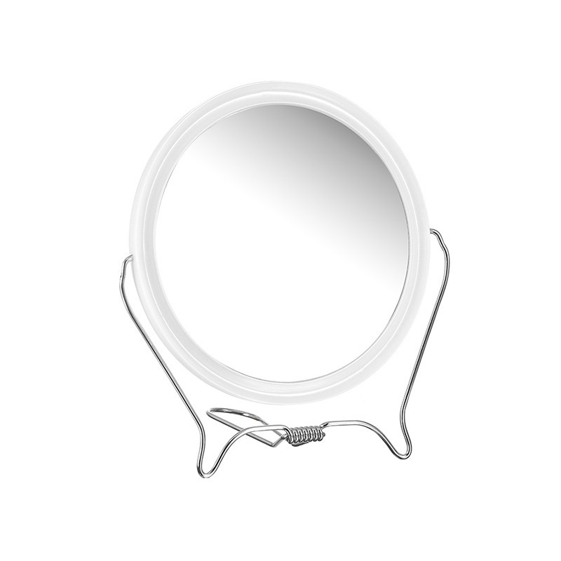 Καθρέφτης μακιγιάζ μεταλλικός επιτραπέζιος 2πλης όψεως
