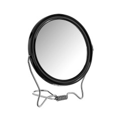 Καθρέφτης μακιγιάζ επιτραπέζιος 2πλης όψεως με μεταλλική βάση στήριξης που διπλώνει