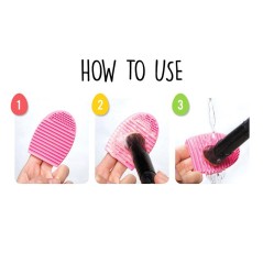 Σιλικόνη καθαρισμού πινέλων μακιγιάζ