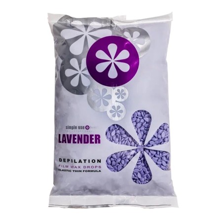 Ζεστό κερί αποτρίχωσης σε σταγόνες lavender Χωρίς Ταινία για ευαίσθητες περιοχές 800gr