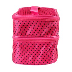 Νεσεσέρ δύο επιπέδων με καθρέφτη σε ροζ πουά