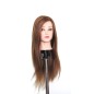 Εκπαιδευτικό κεφάλι κομμωτικής με 100% φυσική τρίχα.