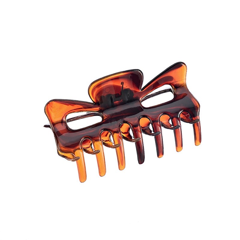 Μεσαίο κλάμερ μαλλιών καφέ