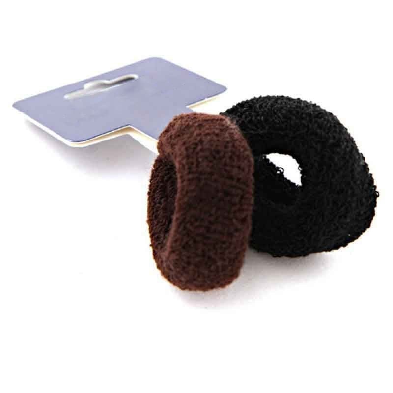 Λάστιχα μαλλιών πετσετέ 2 τεμ. σε μεγάλο μέγεθος 5,5cm διάμετρος.