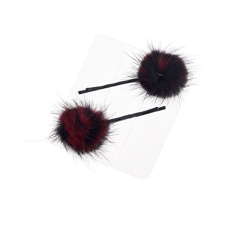 Τσιμπιδάκια μαλλιών με πον πον