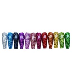 Glitter Strips Confetti Metallic Πορτοκαλί
