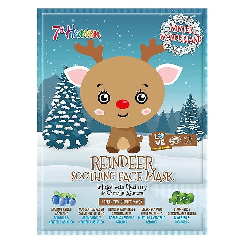7th Heaven Winter Wonderland – Reindeer Sheet Mask