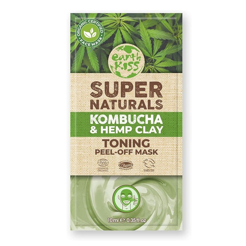 Super Naturals – Kombucha & Hemp Clay Toning Peel-Off Mask