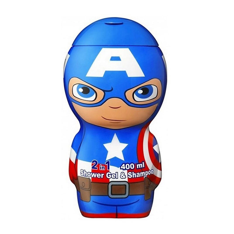 Marvel Avengers Captain America 2in1 Shower Gel & Shampoo 400ml