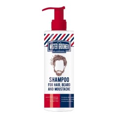 Mister Groomer Shampoo For Hair Beard And Moustache 200ml
