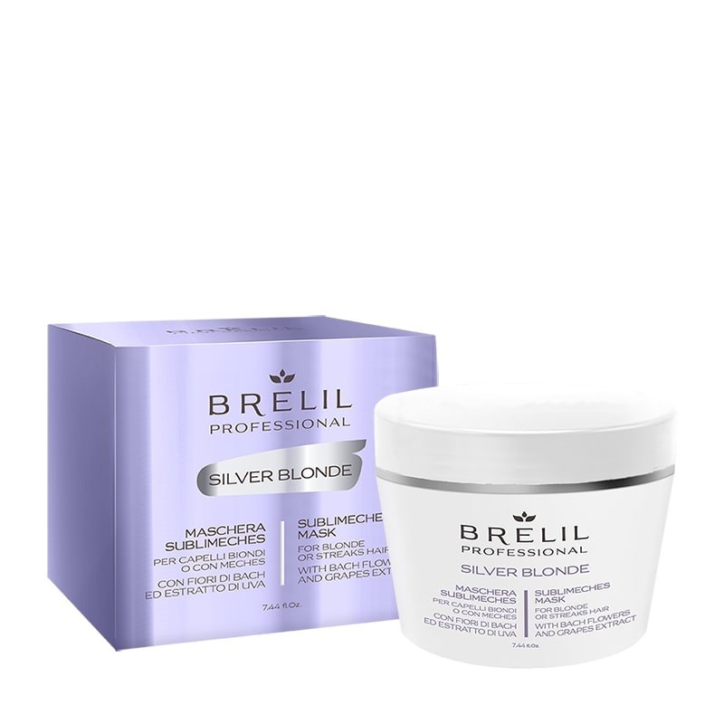 Brelil Sublimeches Silver Blonde mask 220ml Brelil Sublimeches Silver Blonde mask 220ml