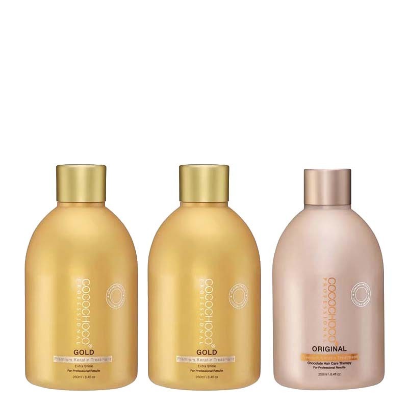 Brazilian Keratin Cocochoco Gold 500ml + Original 250ml Brazilian Keratin Cocochoco Gold 500ml + Original 250ml