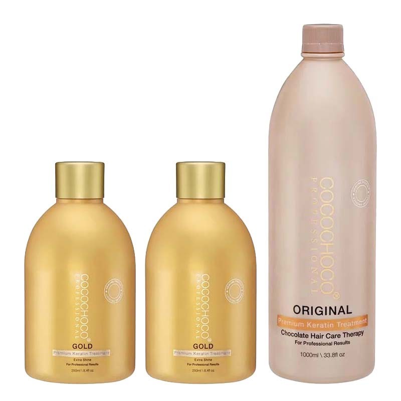 Brazilian Keratin Cocochoco Gold 500ml + Original 1000ml Brazilian Keratin Cocochoco Gold 500ml + Original 1000ml