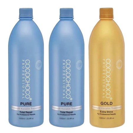 Brazilian Keratin Cocochoco Pure 2000ml + Gold 1000ml