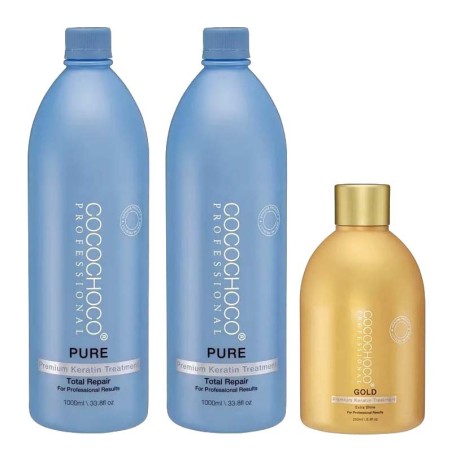 Brazilian Keratin Cocochoco Pure 2000ml + Gold 250ml