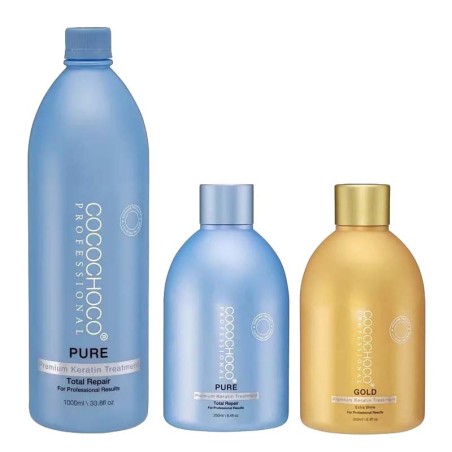 Brazilian Keratin Cocochoco Pure 1250ml + Gold 250ml