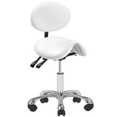 Taboret kosmetyczny 1025 biaÅ‚y Giovanni