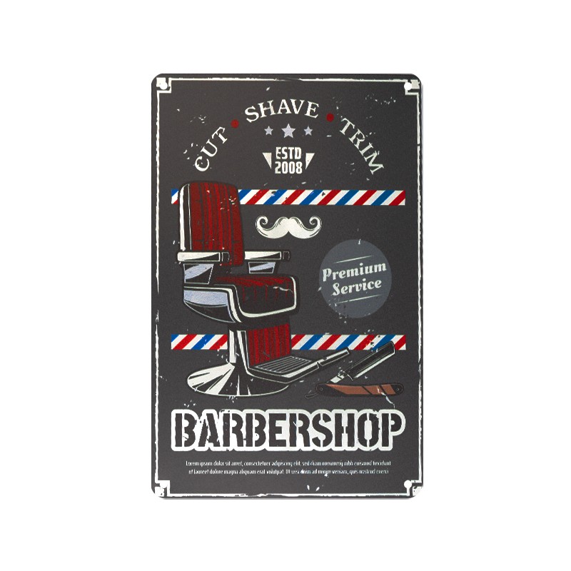 Διακοσμητικός πίνακας Barber B021